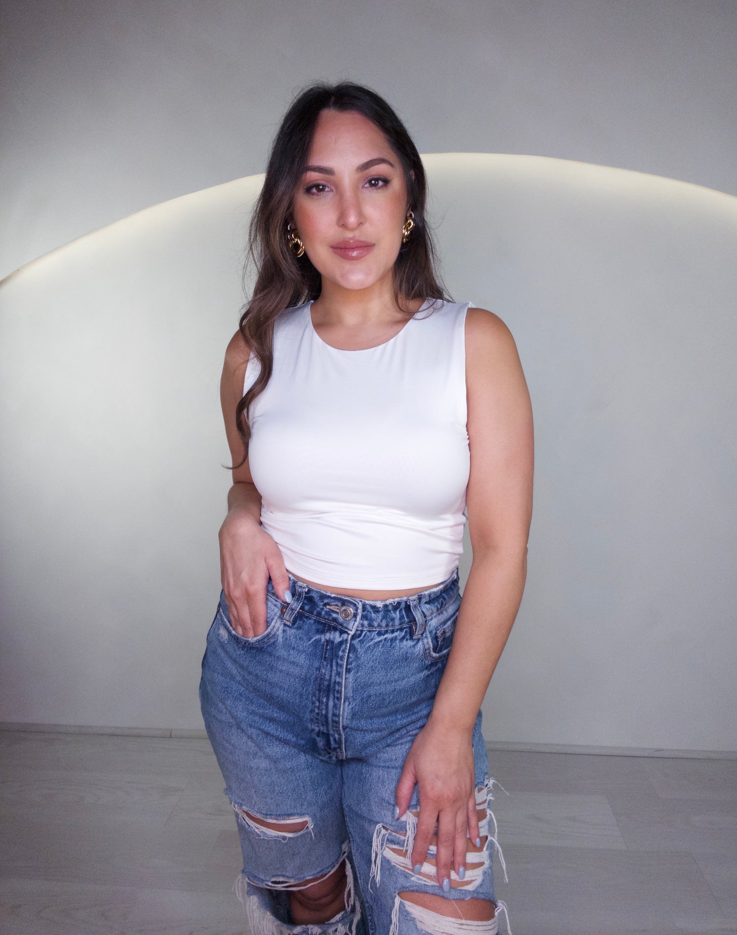 White Ceci Top
