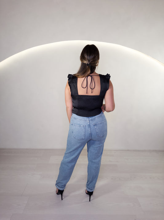Black Cute Top