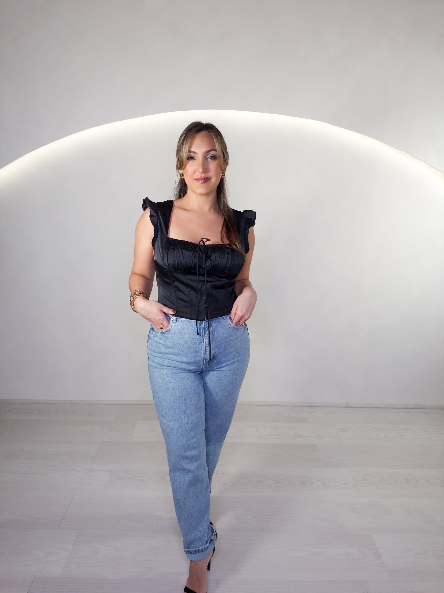 Black Cute Top