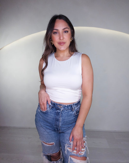 White Ceci Top